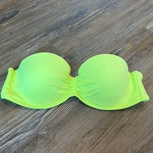 VS Green Strapless Top